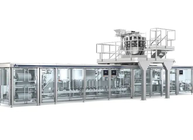 Komplet linjeløsning fra PFM - multiheadvejer med flowpack  | Nemco
