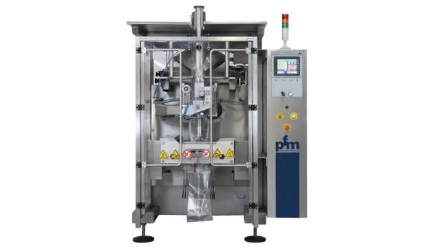 PFM PV320 vertikal flowpakker er en flowpack maskine, til alle posetyper.