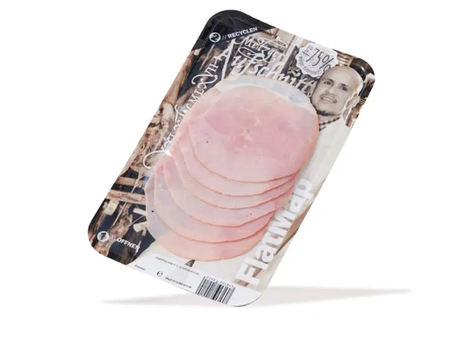 FlatMap fra Nemco er den perfekte løsning til at fremhæve produktet i køledisken. Vi har et bredt udvalg af kød emballage til f.eks. pålæg, skinke, pølser, kød og salami, hvoraf flere af vores skin pack produkter er genanvendelige eller plastreduceret.