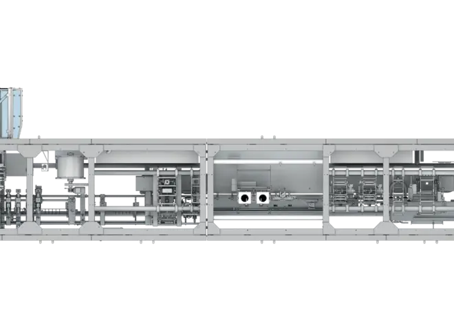 PFM D-serien flowpack maskine snittegning