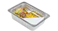 Med TraySkin® tilbyder Nemco en attraktiv emballageløsning til dine fødevarer, som f.eks. færdigretter. En højtransparent skinfolie lægger sig over produktet og forhindrer 'drip-loss'. Produktet holdes derved på plads, og giver produktet en enestående præsentation.